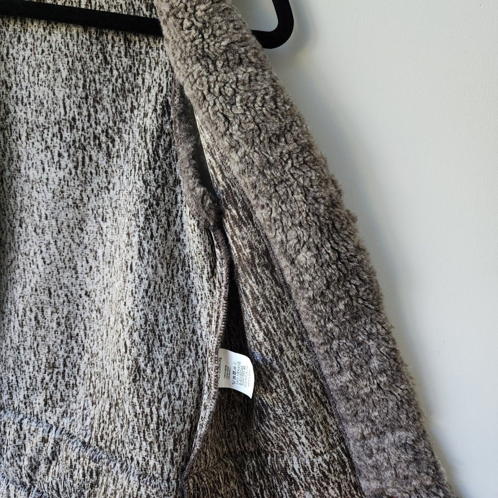 NKN Nekane Barcelona Boho Faux Fur Fringe Sequin Vest Taupe Brown Bohemian Women - Picture 5 of 8